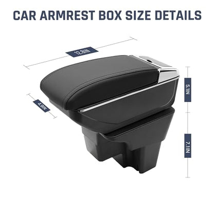 for KIA Stonic Rio 3 2018 (NO USB Ports / Black Thread)