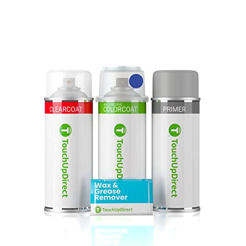 8X2 Blue Eclipse Metallic Compatible with Toyota Exact Match Touch Up Paint Aerosol (Aerosol Spray - Preferred Kit / Blue Eclipse Metallic)