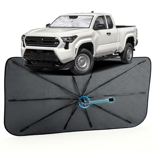 Car Windshield Sun Shade Umbrella for Toyota Tacoma 2016 (For Toyota Tacoma 2016-2026)