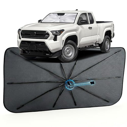 Car Windshield Sun Shade Umbrella for Toyota Tacoma 2016 (For Toyota Tacoma 2016-2026)