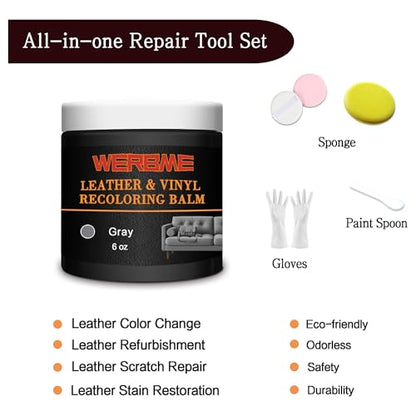 Leather Recoloring Balm (Gray)