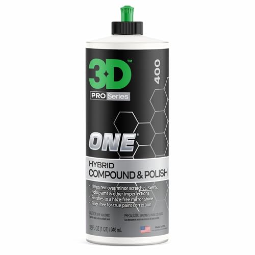 One Car Scratch & Swirl Remover Hybrid Rubbing Compound & Polish Buffing Compound for True Paint Correction 32oz Made in USA (32 oz.)