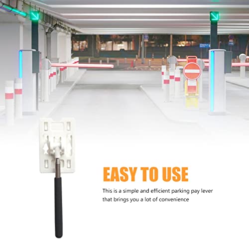 Telescopic Rod Card Holder Reacher (White)