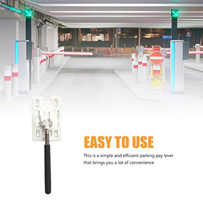 Telescopic Rod Card Holder Reacher (White)