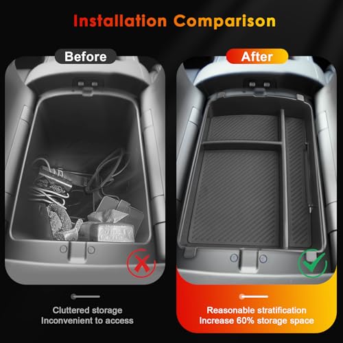 for 2026 Hyundai Palisade Center Console Organizer ONLY for 2026 Palisade Hybrid Calligraphy 7