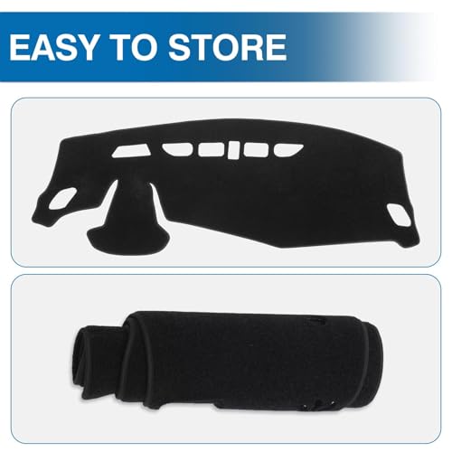 Black Dash Cover for Chevrolet (Trax 22-26(Black))