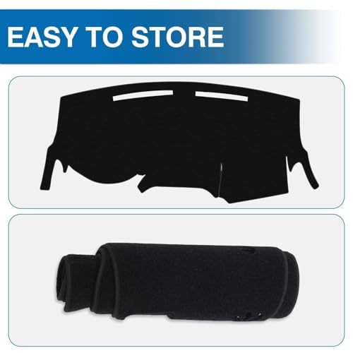 Black Dash Cover for Dodge Grand Caravan 2011 (Grand Caravan 11-20(black))