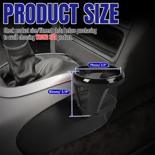 BILLFARO Center Console Cup Holder with Base Mount for Porsche Boxster 986 1997