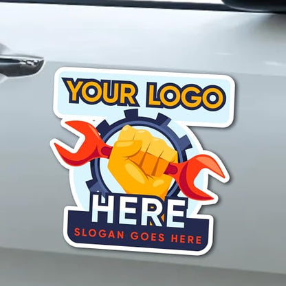 Custom Die Cut Car Magnet 30 Mil