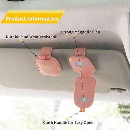 Sunglass Holder for Car (PINK)