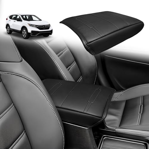 Armrest Cover for Honda CR (11) 17-22 |CR-V| Black, Regular)