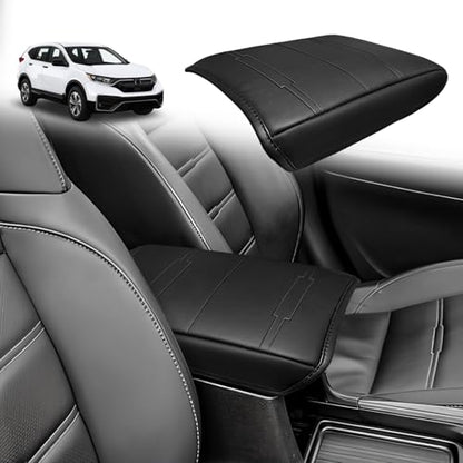 Armrest Cover for Honda CR (11) 17-22 |CR-V| Black, Regular)