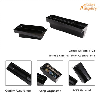 Center Console Side Gear Shift Storage Box Compatible with Toyota Tundra 2014 (Side Gear Shift Storage Box)