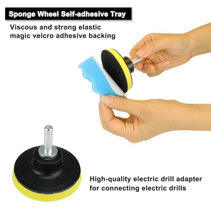Car Polishing Buffing Kit 3Inch Drill Buffing Pad Buffing Pads
