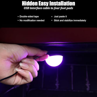 Car Interior LED Lights (Yellow)