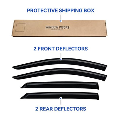 Window Visors Rain Guards for 2021 2022 2023 Buick Envision (2021-2023 Buick Envision)