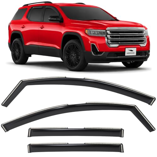 in Channel Extra Durable Rain Guards for GMC Acadia 2017 (For Acadia 17-23)