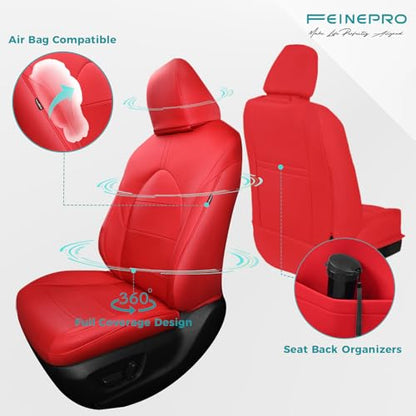 Custom Seat Covers for Toyota Camry 2018 (Red / 2018-2024 Camry LE/SE/SE Nightshade)