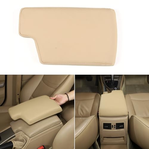 Car Armrest Box Cover for BMW 3 Series E90 E91 E92 E93 2006 (Beige)