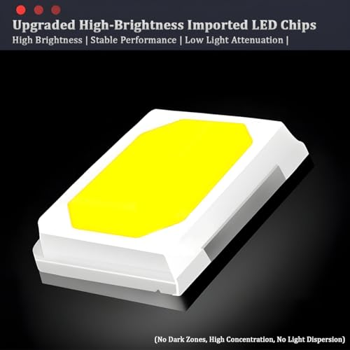 12PCS Car LED Interior Light Bar (Ice Blue)