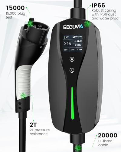 Level 2 EV Charger 24Amp 240V (NEMA 10-30 Plug(J1772))