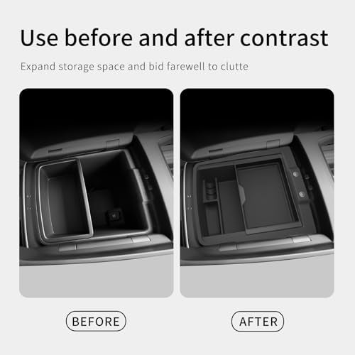 2PCS Center Console Organizer for Kia Telluride 2027 Premium Trims (Armrest Storage Box (Premium Trims))