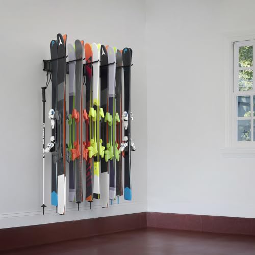 Ski Rack Wall Mounted Ski Storage Rack
