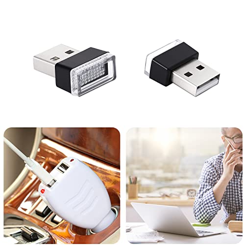 7 Pieces USB LED Light Car Interior Atmosphere Mini Lamp Lights