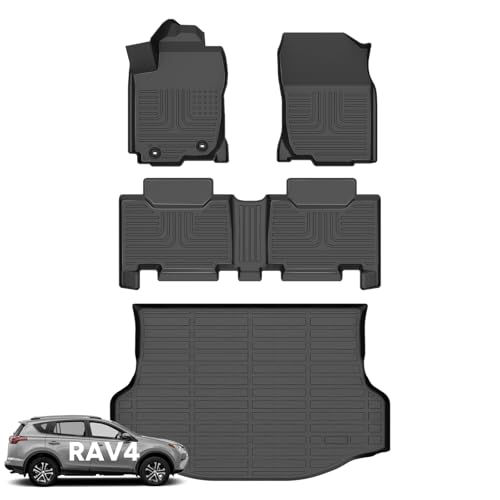Floor Mats for Toyota RAV4 2013 (BLACK)
