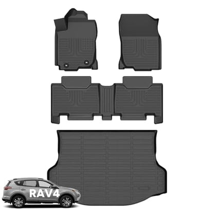 Floor Mats for Toyota RAV4 2013 (BLACK)