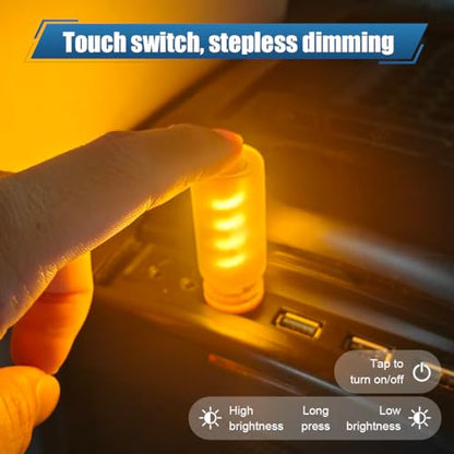 2PCS LED Car Interior Light (Yellow)
