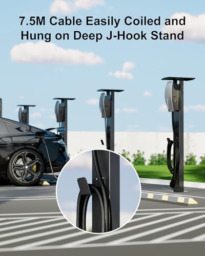 EV Charger Pedestal (Black)