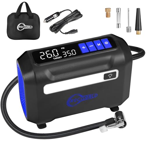 R8 Tire Inflator Portable Air Compressor (Blue)