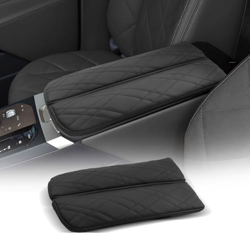for 2022 2025 2026 BMW iX Center Console Cover Armrest Box Cover for 2025 2026 iX (BMW iX Black Thickened)