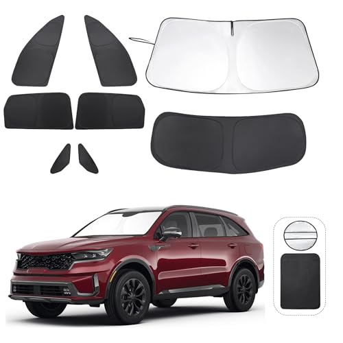 Window Shades for Kia Sorento SUV 2021 (Kia Sorento SUV 2021-2026)
