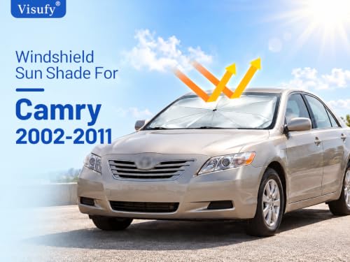 Windshield Sun Shade Umbrella for Toyota Camry 2002 (Fit for Toyota Camry 2002-2011)