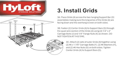 Ceiling Mounted Adjustable Shelf in White (White / 60 X 45)