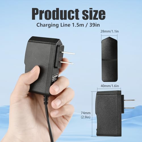 15V 1A~1.5A Adapter Charger Charging Cable Cord for Peak 450A 500A 600A 800A 1000A Auto Battery Booster Jump Starter