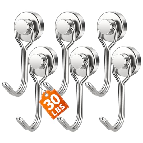 Magnetic Hooks for Cruise Cabins (Silver / 0.63in)