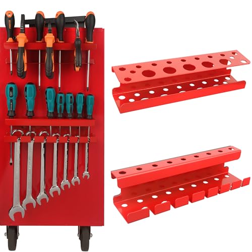 Magnetic Screwdriver Holder (Red Magnetic Screwdriver Wrench Organizer)