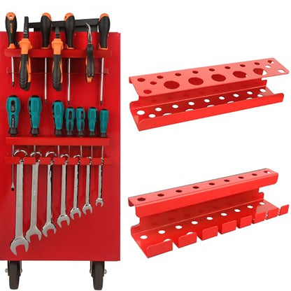 Magnetic Screwdriver Holder (Red Magnetic Screwdriver Wrench Organizer)