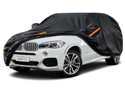 7 Layers Waterproof SUV Car Cover for BMW X5 2007 (PE-Black / Custom Fit BMW X5)