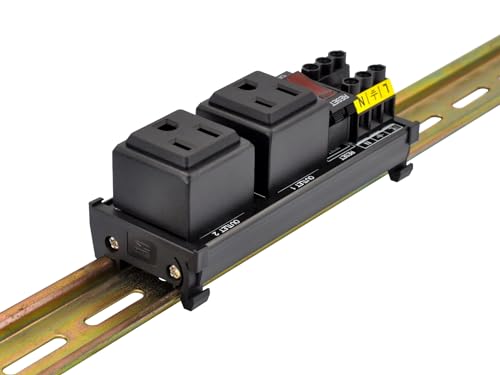 DIN Rail Mount AC 120V NEMA 5 (D-1560T)