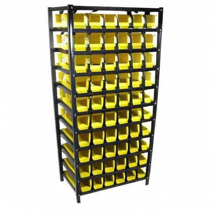 TLPB60 60 Parts Bin Shelving Organize with Plastic Bins for Garage