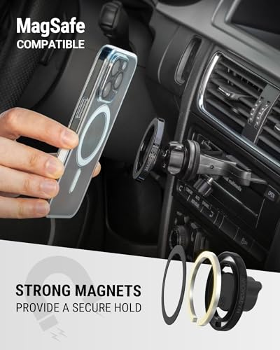 SMS1CD MagSafe CD Slot Phone Mount (CD Slot / 1 Pack / Black)