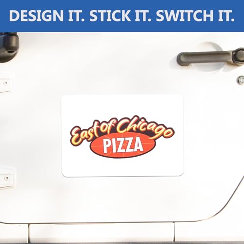 Custom Car Magnet Signs for Advertising and Promotion (16"x22" Rectangle)