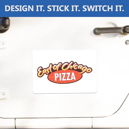 Custom Car Magnet Signs for Advertising and Promotion (16"x22" Rectangle)