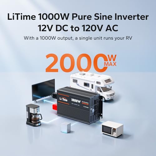 1000W Pure Sine Wave Inverter (12V 1000W Inverter (LCD Display))