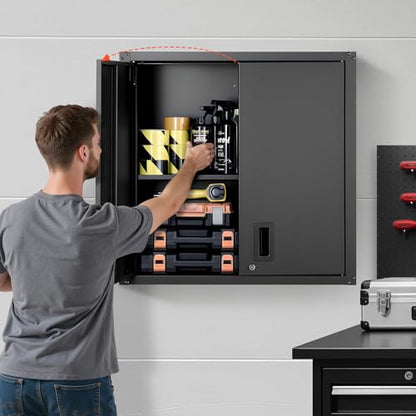 Metal Wall Cabinet (Foldable 30" Without Open Grid)