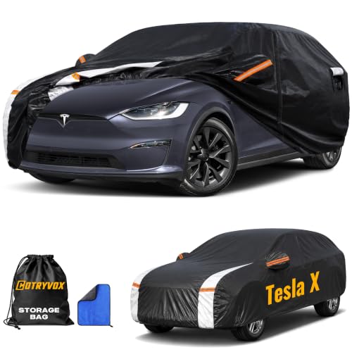Multi Layer Custom Fit Car Cover for Tesla Model X (Custom fit Tesla Model X / SUV car cover)